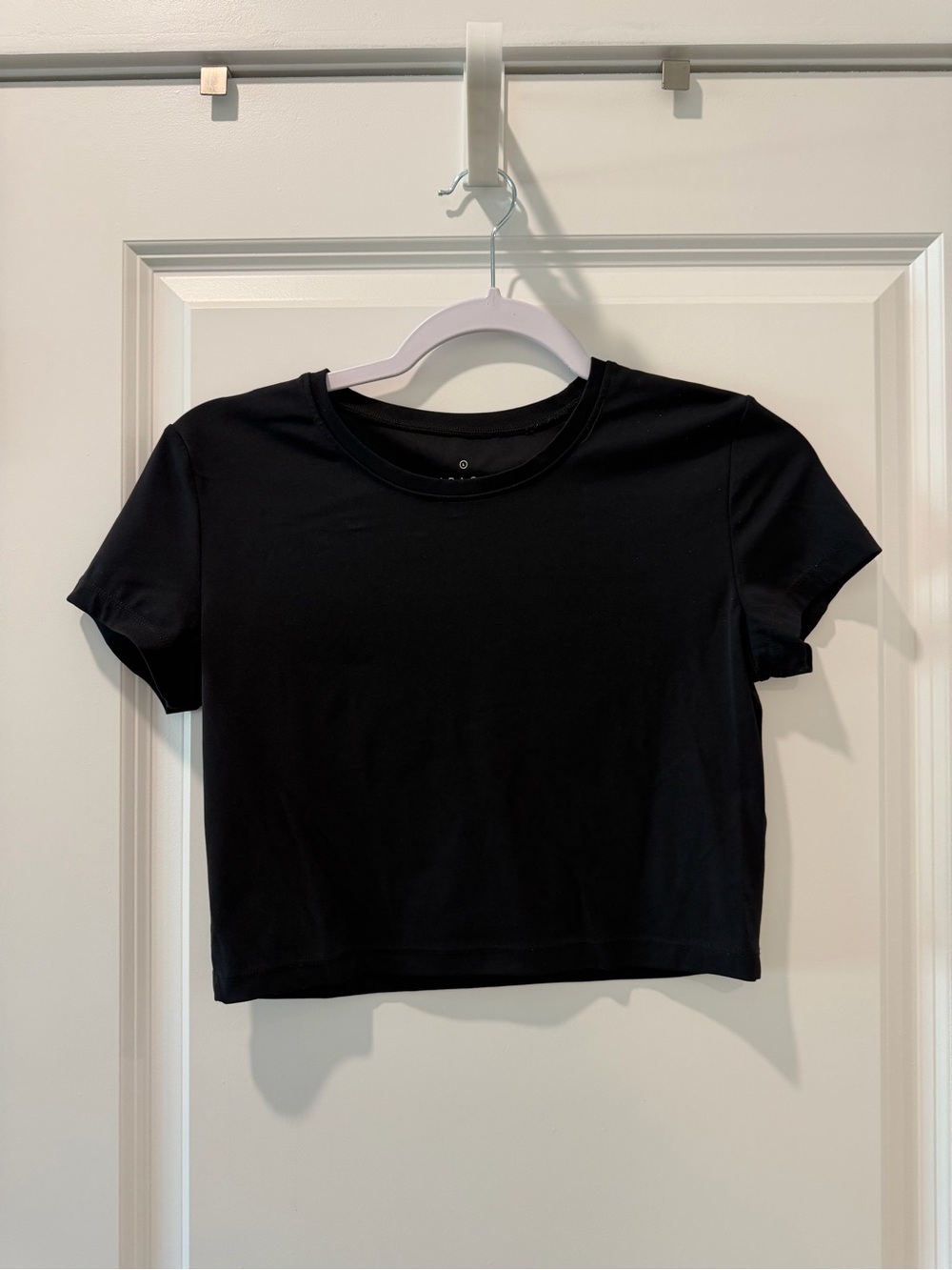 Paragon fitwear Black Crop Tee - Modern Crew Neck